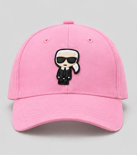 KARL LAGERFELD ICON PINK CAP