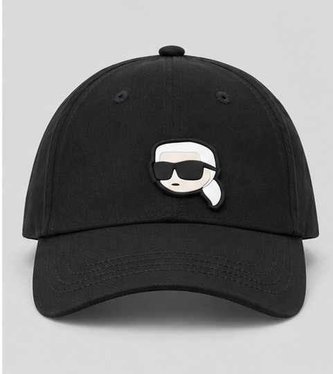 KARL LAGERFELD ICON BLACK CAP