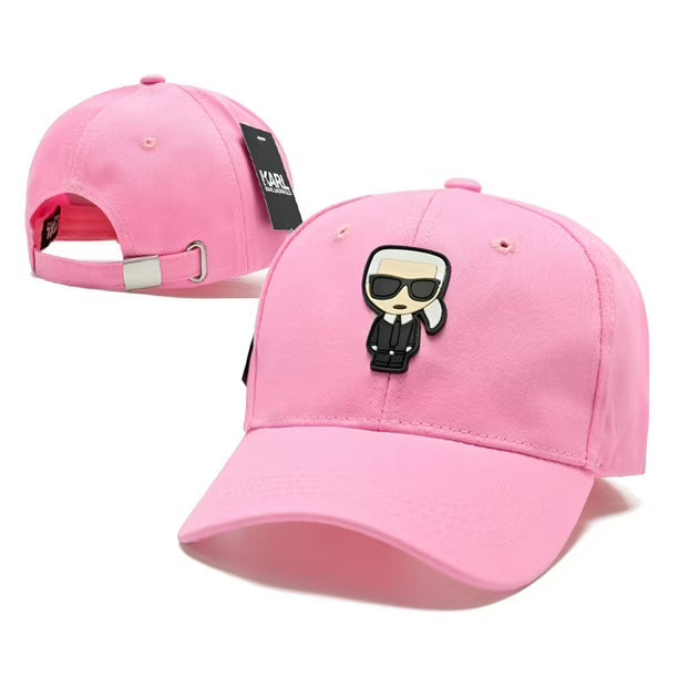 KARL LAGERFELD ICON PINK CAP