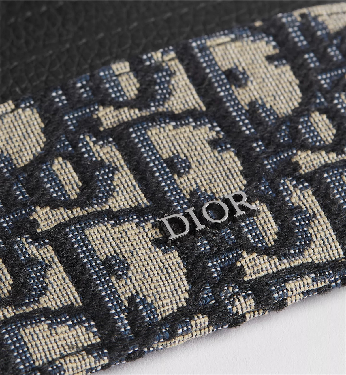 Dior Card Holder Beige and Black